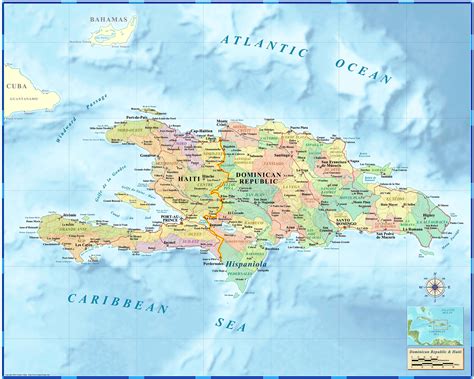 Training and certification options for MAP Haiti And Dominican Republic Map